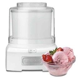 Cuisinart ICE-21FR 1.5 Quart Frozen Yogurt/Ice Cream Maker - White Refurbished