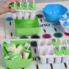 Reusable DIY Frozen Ice Cream Pop Molds Ice Lolly Makers-010