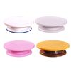 Revolving Cake Stand DIY Cake Decorating Supplies/Plastic Cake Turntable,Orange