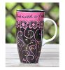 The Large Capacity Creative Mug Painting Ceramic Cup-Cirrus