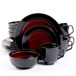 Gibson Elite Bella Galleria 16 Piece Stoneware Dinnerware Set