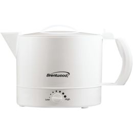 Brentwood Appliances KT-32W 32-Ounce Electric Kettle Hot Pot