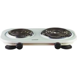 Brentwood Appliances TS-361W 1,500-Watt Double Electric Burner