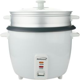 Brentwood Appliances TS-380S Rice Cooker with Steamer (10 Cups, 700 Watts)