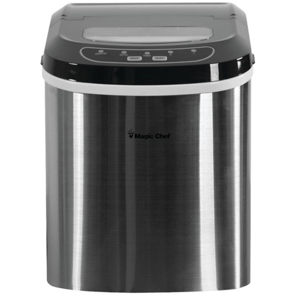 Magic Chef MCIM22ST 27lbCapacity Ice Maker (Stainless)