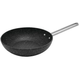 THE ROCK by Starfrit 030270-006-0000 THE ROCK by Starfrit 7.08" Personal Wok Pan with Stainless Steel Wire Handle