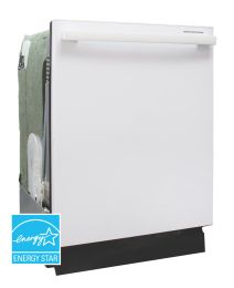 Energy Star 24" Built-In Dishwasher w/ Smart Wash System, Heated Drying. (ByColor: stainless steel)