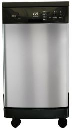 18" Portable Dishwasher with Energy Star (ByColor: stainless steel)