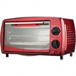 Brentwood Appliances TS-345R 4-Slice Toaster Oven & Broiler (ByColor: red)