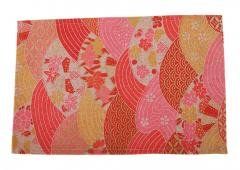 Dining Insulation Heat Place Mat for Kitchen Table (color(2): red patterned)