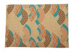 Dining Insulation Heat Place Mat for Kitchen Table (color(2): brown patterned)