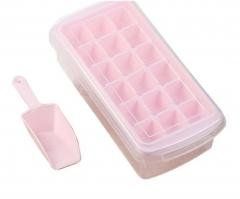 Ice Mold Make Ice Homemade Ice Box Home Ice Box Ice Cubes 18 Lattices (ByColor: pink)