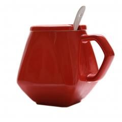 Special Design Ceramic Coffee Cup/ Coffee Mug For Home/Office (ByColor: red)