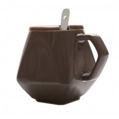 Special Design Ceramic Coffee Cup/ Coffee Mug For Home/Office (ByColor: black)